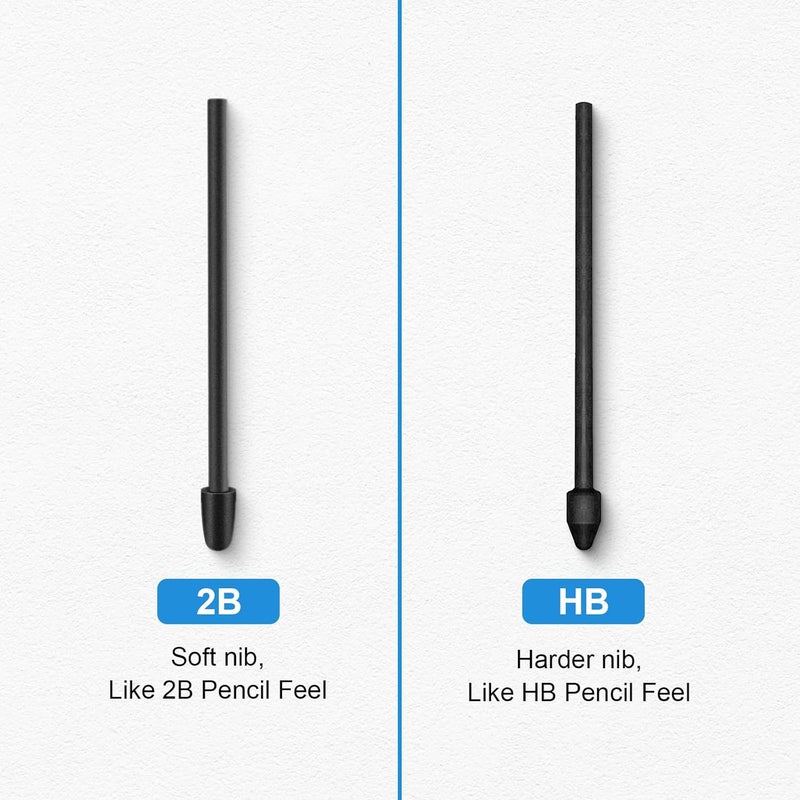 REEYEAR 10 Pcs Remarkable Maker Pen Tips, Replacement Nibs fits for Remarkable 2/1 Samsung S Pen BOOX Super Note Stylus,HB Fiber Wear Resistance Enhancement Note Taking Fine Nibs - Image 4